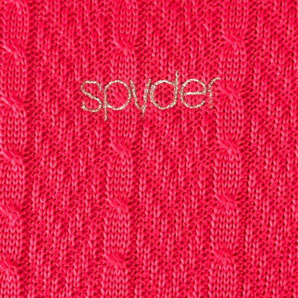 Women’s Spyder Core Sweater | Jacket Dark Pink Full Zip Size XS Pre-Loved - Picture 13 of 16